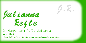 julianna refle business card